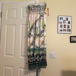 Green Floral Skirt/Dress